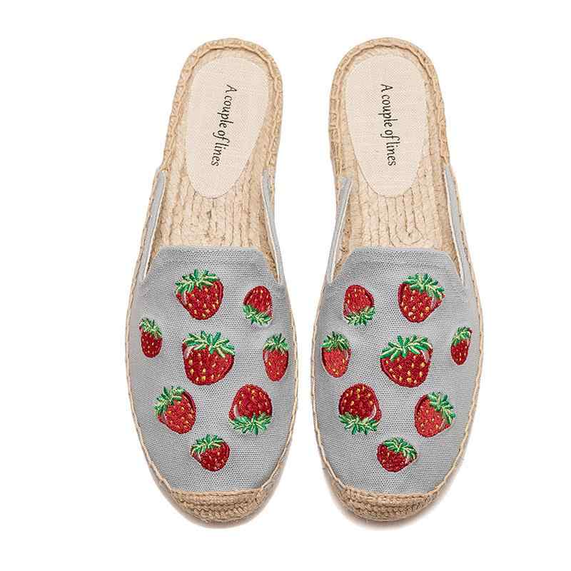 女性用 草編み リネン 平底サンダル 春夏 刺繍 漁夫シューズ フラワー柄 かわいい 日常使い 軽量 快適 米色 ブルー ビーチサンダル トゥオープン 伸縮性 吸湿速乾 ルームサンダル バックレス ラバーソール 花柄刺繍 ベジタリアン素材 カジュアルシュ 5,931円