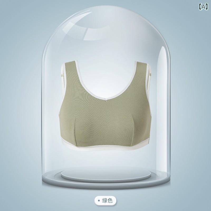 ブラジャー 無鋼ブラジャー 成人女性用 綿織物 100% 無痕 透気 吸汗 防走光 好いたらしい 姿勢納める 副乳納める 大胸小見 薄型 全罩杯 薄模杯 背心式 くっ付ける肩? 手みじか心地好い 四季通じる 緑であること 青み 黒いこと サクラ色 緑であること系 青み系 サクラ色系 ビッグ大きさ