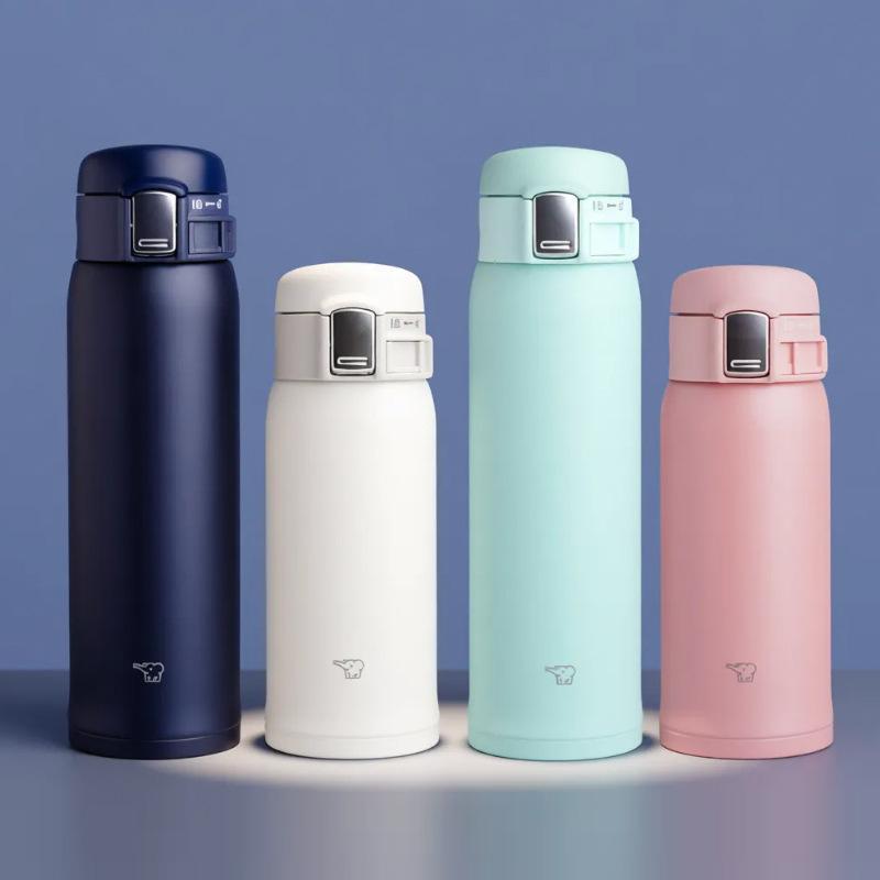保温杯 象印 ステンレス鋼 男女用 商行為 360ml 480ml 600ml 白いこと 深青 さくら色 天青 鍵を掛ける 便携 12第四次元保温 24第四次元保冷 運動すること表現スタイル 五分五分生み出すこと
