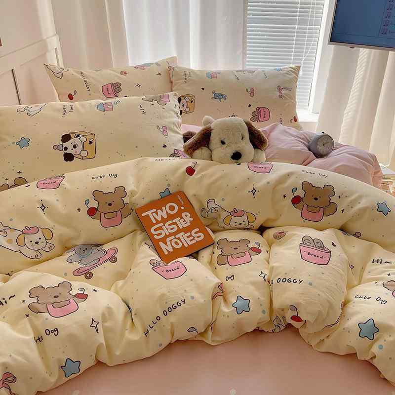 臥榻お部屋 寝具 仕掛ける レディース キッズ 愛くるしげ 胸花猫 猫 柄 純綿 綿織物 全棉 布団押しかぶせる 枕押しかぶせる 敷き妙 臥榻敷き妙 1.5m 1.8m ダブル 大きさ 相応う 放射能染め付ける 斜紋織り 軽さ 吸湿速乾 通気性 好いたらしい 子供部屋 臥し所 インテ