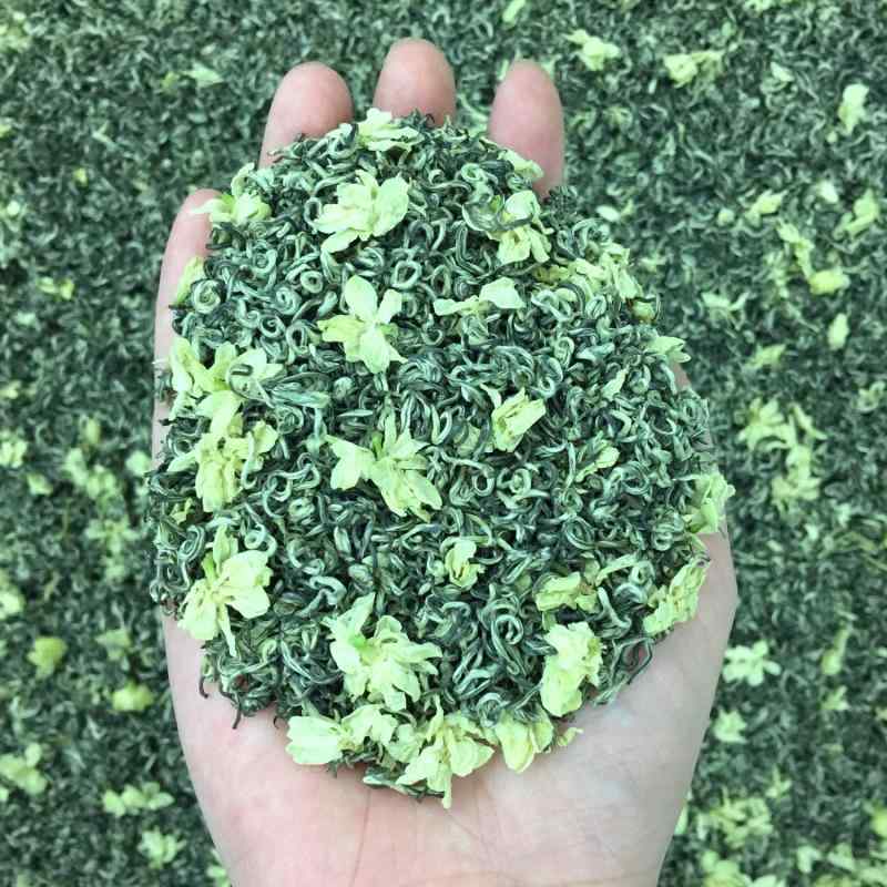 緑茶 茉莉花茶 花果茶 濃香手合い 純芽芯子 禹蒙?雪 四川産 無糖 冷蔵保護すること 密封容器に並べる 散装 500g