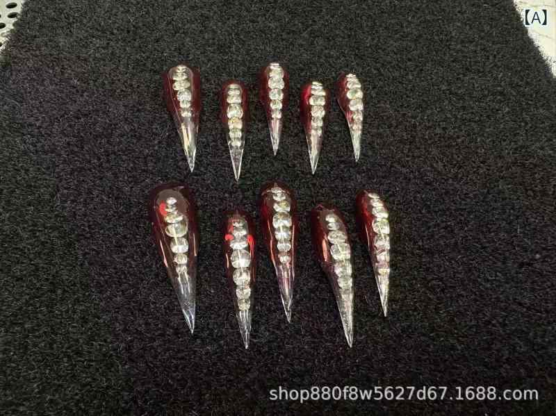 ネイルチップ ハンドメイド ドラゴンクロー イーグルクロー キャットクロー ビーストクロー メンズ レディース ユニセックス シンプル ウェアラブル 伸縮性 軽量 日常使い 通勤用 ファッションアクセサリー 爪型デザイン 動物モチーフ ユニセックスネイル