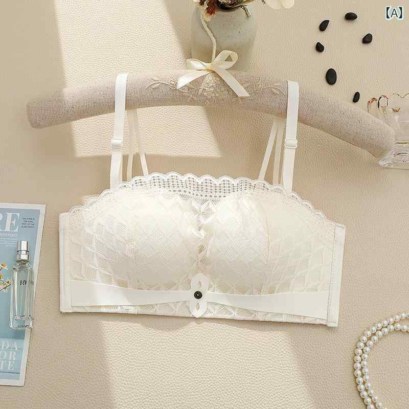 ノンワイヤーブラ レディース 小胸用 3/4カップ ワイヤレスブラジャー 集める 副乳収納 美背 セクシー 調整型 肩紐取り外し可能 後ろ3段ホック 薄型カップ 上薄下厚 接触冷感 伸縮性 吸湿速乾 軽量 シンプル ナチュラル ブラック ピンク ホワイト