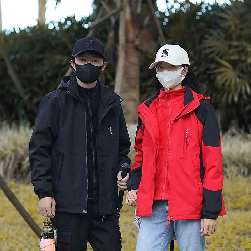 秋冬 レディース メンズ 雨合羽 防風 保暖 フリース内胆 脱着能力のある ボンネット付き添い人 上衣 背広 仕掛ける 山歩き アウトドア 難民キャンプ 山登り 魚釣り 徒歩 旅する サイクリング 駈けっくら トレッキング 舎密学衣料繊維 ポリエステル 撥水 防汚 防UV