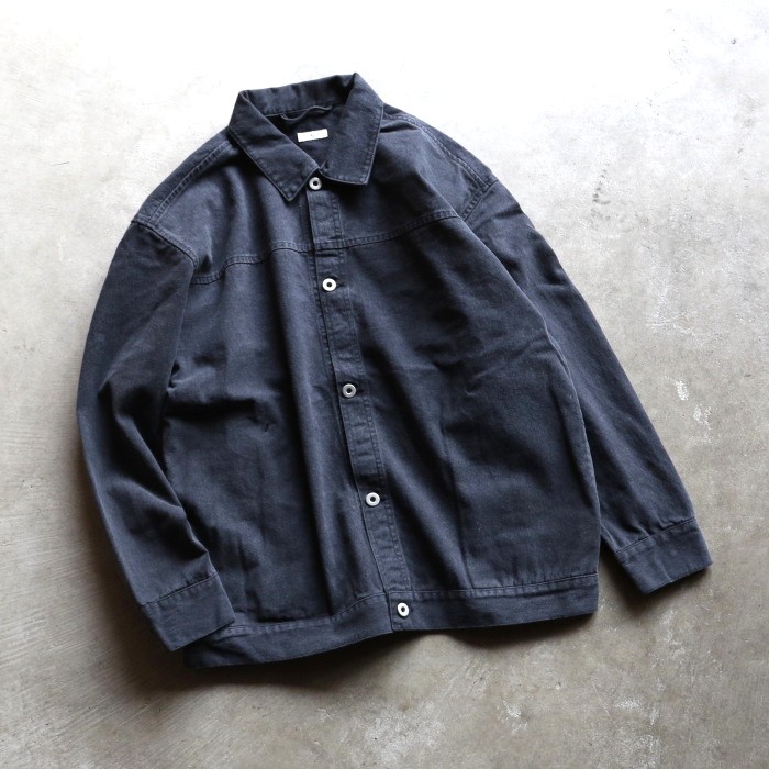 アルヴァナ ジャケット alvana ブラック ツイル ショート ジャケット BLACK TWILL SHORT JACKET オールドブラック OLD BLACK 2026春夏新作