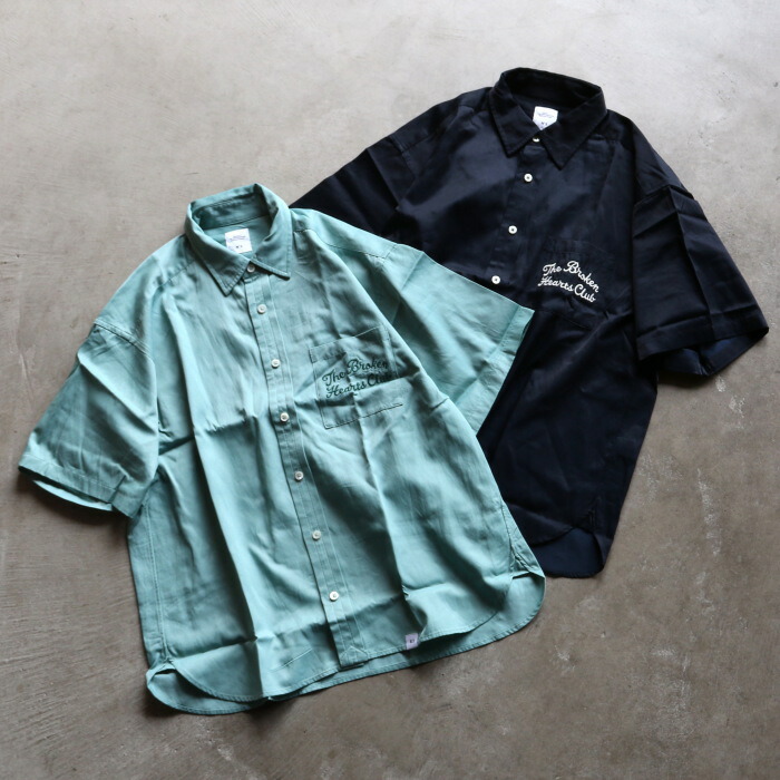 BEDWIN & THE HEARTBREAKERS シャツ 正規販売 ベドウィン 半袖 刺繍 シャツ S/S EMBROIDERED SHIRT \