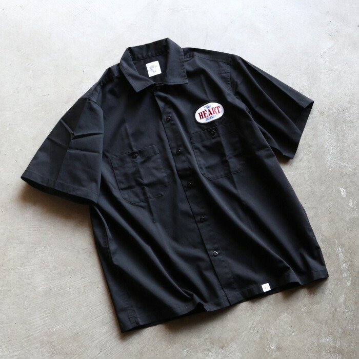 セール マラソン期間限定価格 BEDWIN & THE HEARTBREAKERS シャツ 正規販売 ベドウィン 半袖 ワーク シャツ S/S WORK SHIRT "BOB" ブラック BLACK 2026春夏新作｜Shafter