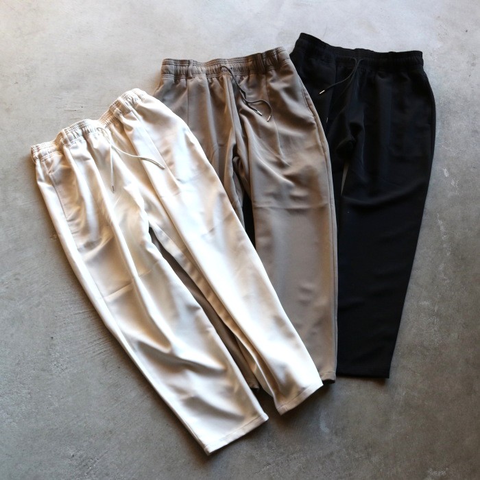 CHARGER ズボン下 チャージャー ユニ一発やる 一風変わった 広々とした 生やさしい ズボン下 Wide Easy Pants 黒いこと/グレージュ/象牙色 3色詳しく述べる 2026春夏新作