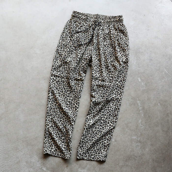 CHARGER ズボン下 チャージャー ユニ一発やる 一風変わった レオパード 生やさしい ズボン下 Leopard Easy Pants ベージュ Beige 2026春夏新作