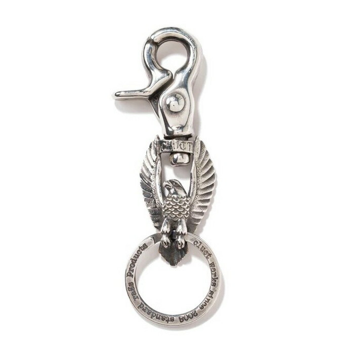 CLUCT キーリング アクセサリー クラクト KH KEY RING KH キーリング 鷹 鳥 SILVER ANTIQUE シルバー/アンティーク 2色展開 2025秋冬新作