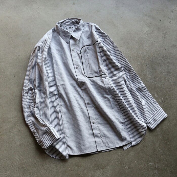 セール マラソン期間限定価格 CMF OUTDOOR GARMENT シャツ アウトドア ユニセックス アウトドアガーメント アタッチド シャツ ATACHED SHIRTS グレー GRAY 2026春夏新作｜Shafter