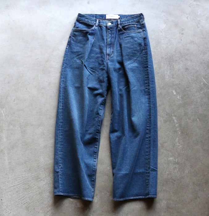 【お買い物マラソン4月17日 20:00まで】ジョンメイソンスミス デニム JOHN MASON SMITH タックテーパード パンツ 14.5oz DENIM IN TUCK COMFORT TAPERED PANTS インディゴ INDIGO 2025秋冬新作