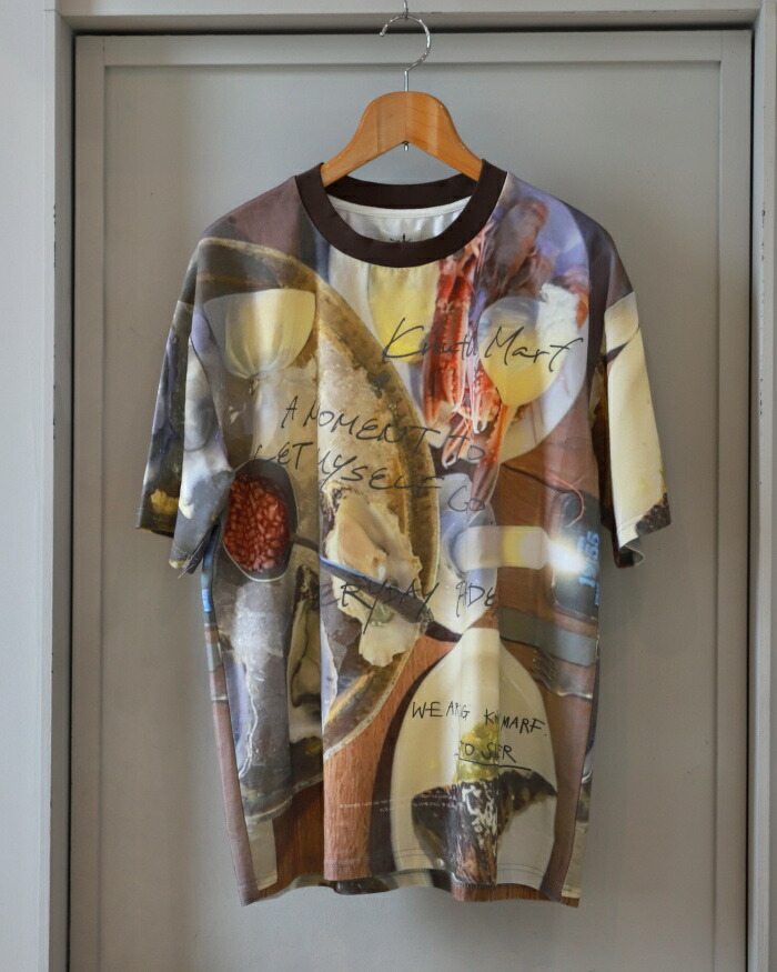 Knuth Marf クヌースマーフ プルオーバー 牡蛎 グラフィック プルオーバー ユニ一発やる oyster graphic tee(unisex) oyster-oyster マルチ色合い 2026春夏新作