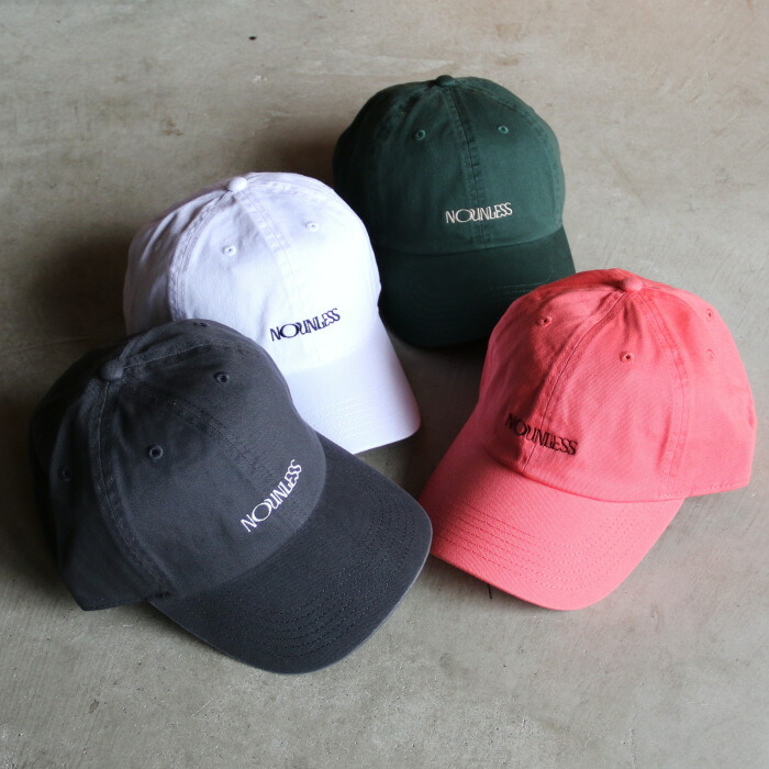 楽天市場】NOUNLESS 正規商品 キャップ ナウンレス ロゴ