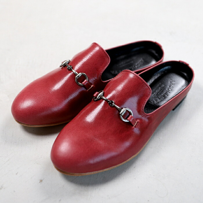 アルコレッタパドローネ サンダル ARCOLLETTA PADRONE BIT MULE TINO ビットミュール ティノ BORDEAUX ボルドー 2019春夏新作|Shafter