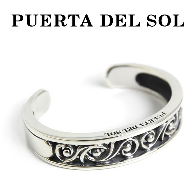 PUERTA DEL SOL,プエルタデルソル  バングル  Scroll work シルバー950 br759 メンズ レディース 通販