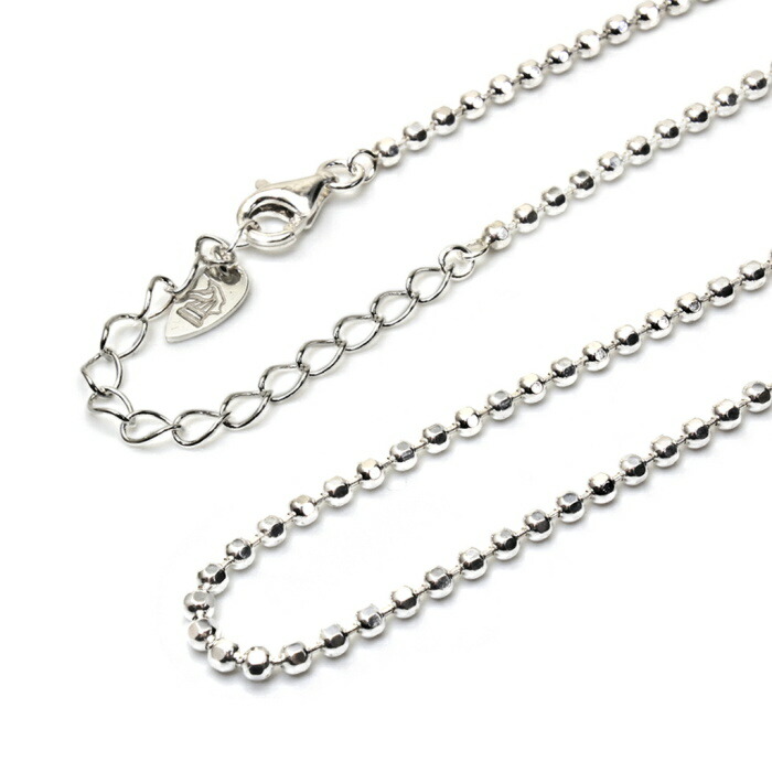 海外正規品 楽天市場 Puerta Del Sol プエルタデルソル カットボールネックレス Silver 50cm Shafter 限定価格セール Zlsb Zls Go Tz