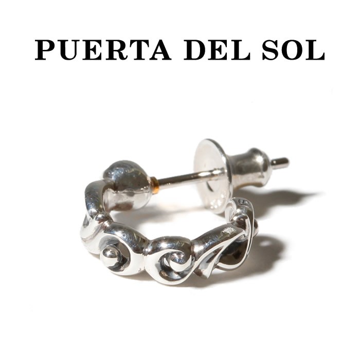 PUERTA DEL SOL プエルタデルソル ピアス フープピアス SILVER しろがね色