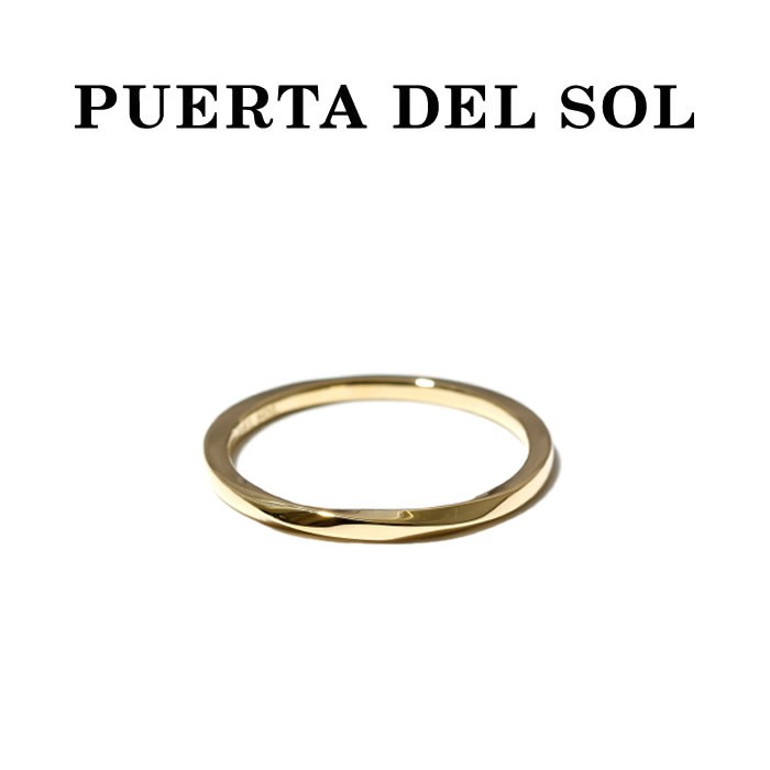 PUERTA DEL SOL プエルタデルソル Mobius Strip Narrow Ring K18YG メビウスストリップ ナロー リング K18イエローゴールド｜Shafter