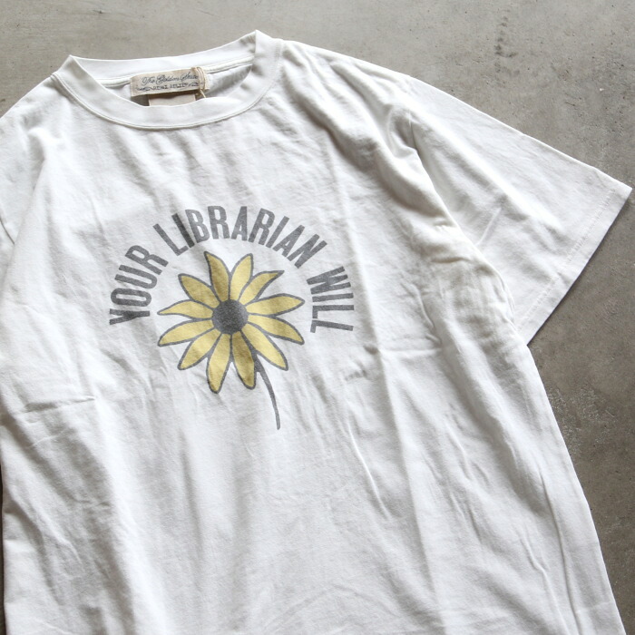 レミ浮彫り プルオーバー REMI RELIEF  御花 刷り上げる プルオーバー HARD SP産業20/天竺TEE(YOUR LIBRARIAN WILL) 象牙色 OFF WHITE 2026年春夏新作