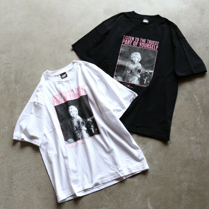 スクリーンスターズ Tシャツ ユニセックス SCREEN STARS マリリンモンロー プリント Tシャツ Milton H. Greene ブラック/ホワイト 2色展開 2026春夏新作