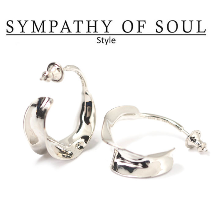 シンパシーオブソウル スタイル レディース SYMPATHY OF SOUL Style フラッターピアス シルバー Flutter Pierce SILVER【正規商品 公式通販】｜Shafter