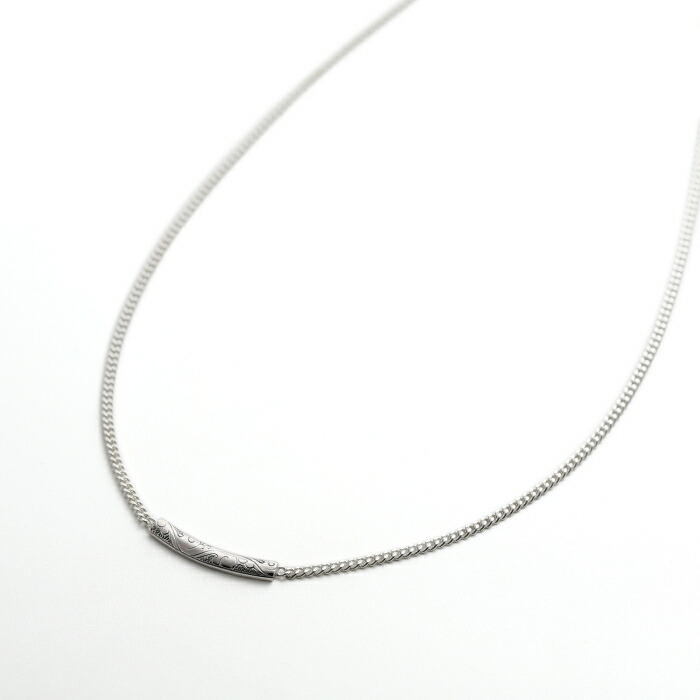 スーマンダックワ ネックレス ギフト Suman Dhakhwa カーヴド カーブ プレート ネックレス Carved Curve Plate Necklace シルバー Silver
