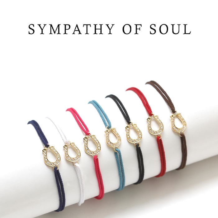 シンパシーオブソウルInfinity Cord Bracelet K18Dia ブレスレット