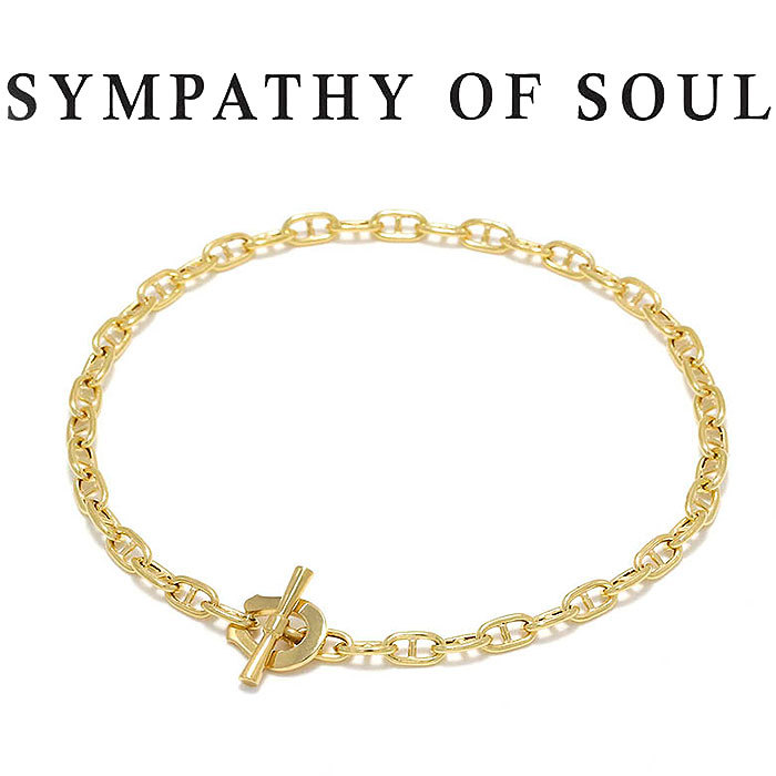 シンパシーオブソウル ブレスレット ゴールド 名文 チェーン店 ブレス 碇 K18yg 18cm 19cm メンズ レディース Sympathy Of Soul Classic Chain Bracelet Anchor K18yellow Gold 定事商売物 堅苦しさ通信販売 Earthkitchen Ph