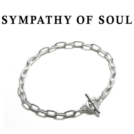 シンパシーオブソウル ブレスレット スィン ホースシュー トグル ロングリンク メンズ レディース ユニセックス SYMPATHY OF SOUL Thin(細) Horseshoe Toggle Bracelet Long Link シルバー S/M/L【正規商品 公式通販】画像