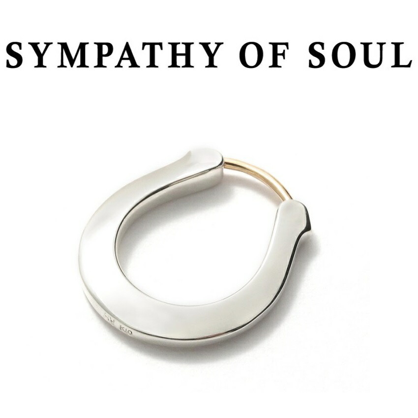 シンパシーオブソウル ピアス ホースシュー フープ ピアス シルバー メンズ レディース ユニセックス SYMPATHY OF SOUL Horseshoe Hoop Pierce Silver【正規商品 公式通販】