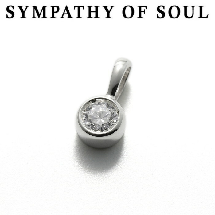 シンパシーオブソウル ペンダント ギフト ワン エルジー ダイヤモンド シルバー メンズ レディース SYMPATHY OF SOUL One LG Diamond Pendant Silver【正規商品 公式通販】