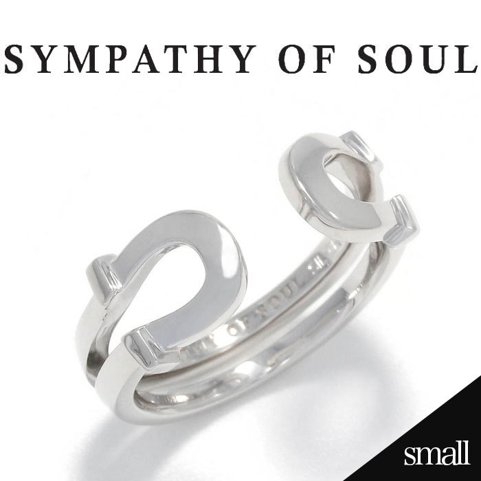 【R2102SN】シンパシーオブソウル リング ダブル ホースシュー スモール シルバー メンズ レディース SYMPATHY OF SOUL Double Horseshoe Ring Small Silver【正規商品 公式通販】|Shafter