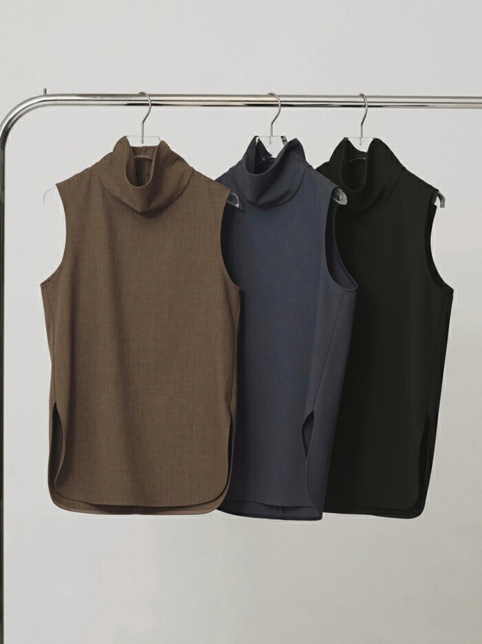 【先行予約】TODAYFUL 正規商品 トップス トゥデイフル ツイル タートル トップス Twill Turtle Tops ブラック/スカイブルー/グレージュ BLK/S.BLU/G.BEG 3色展開 正規取り扱い店 2026秋冬新作｜Shafter