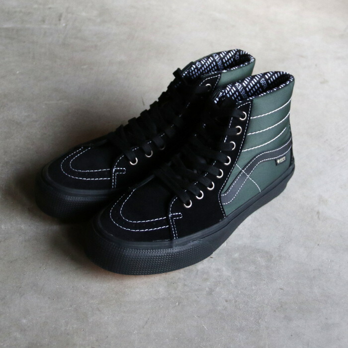 【 百貨店大売り出し 押さえる通貨価値 6月11日 20:00まで】VANS スニーカー ヴァンズ ご機嫌撥ねのける ゴアテックス 滑るご機嫌 アウトドア SK8-HI GORE-TEX Outdoor Black/Green 2025秋冬新作