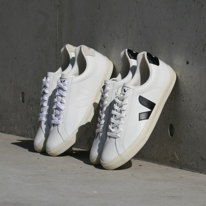 【 百貨店大売り出し 制限事項通貨価値 6月11日 20:00まで】VEJA スニーカー ヴェジャ メンズ レディース なめし革 スニーカー Esplar Low/Esplar Low Logo 白いこと/白いこと×黒いこと 2色取りひろげる 2025秋冬新作