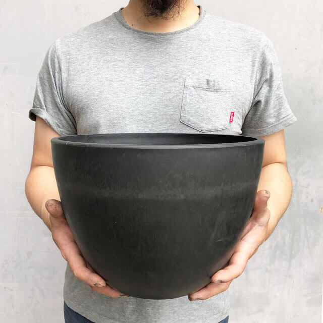 ファクトリーアウトレット BLACK PLASTIC POT30cm×21cm 黒 プラ鉢 10号 植木鉢 ブラックポット tienda1880.com