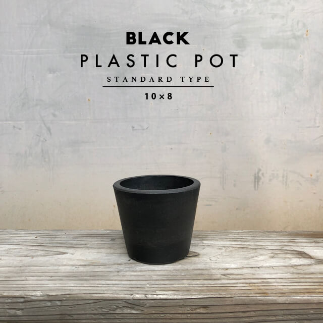 楽天市場 Black Plastic Pot Standard Type 10cm 8cm 黒 プラ鉢 3号 4号 植木鉢 ブラックポット Shallow