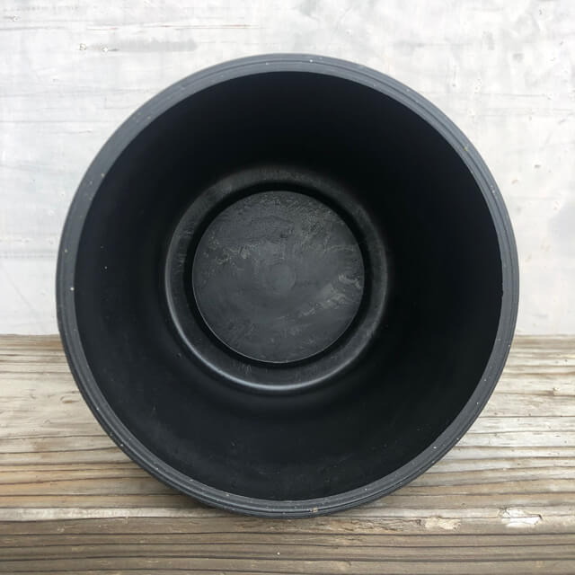 BLACK PLASTIC POT 数量限定セール LOW TYPE 15cm×10cm 5号 植木鉢 黒 プラ鉢 ブラックポット