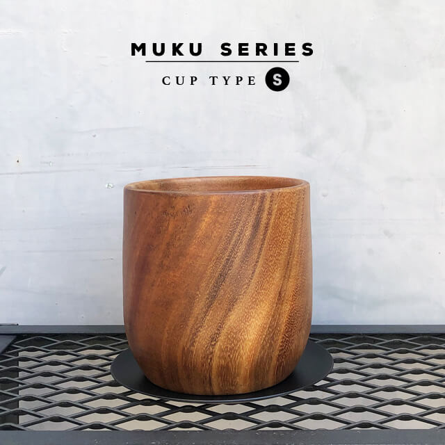 楽天市場】ムクエッグS 受皿付 10cm×11.5cm 3号 4号 植木鉢 ウッド