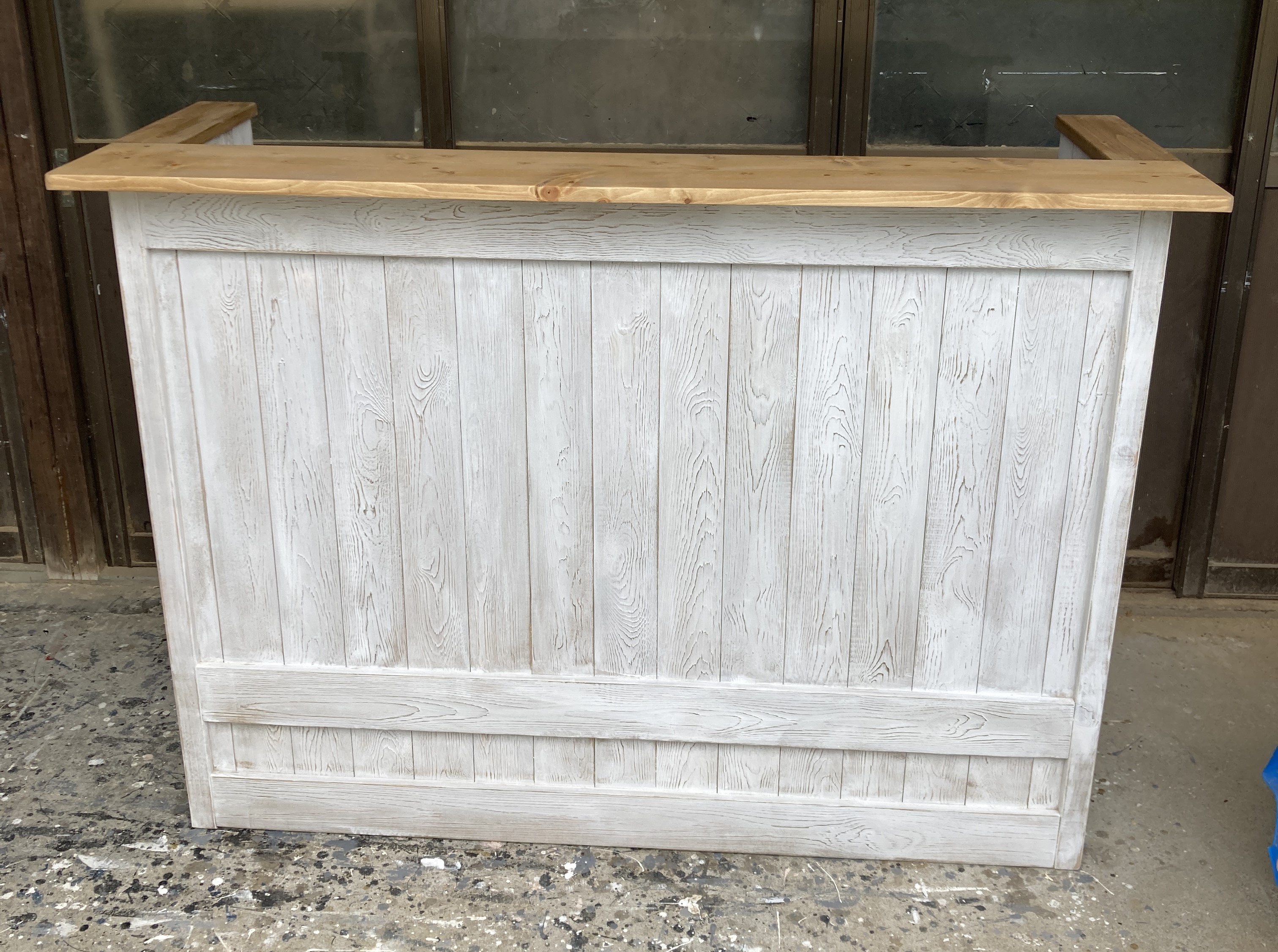 楽天市場】受注制作☆アイボリーシャビー【コの字型レジ用凹み付