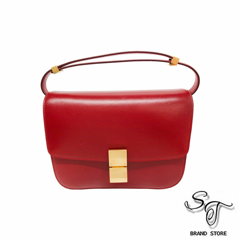 【CELINE】 ミディアムクラシックバッグ ボックスカーフ レッド 楽天市場】【返品可】セリーヌ CELINE クラシック ボックス