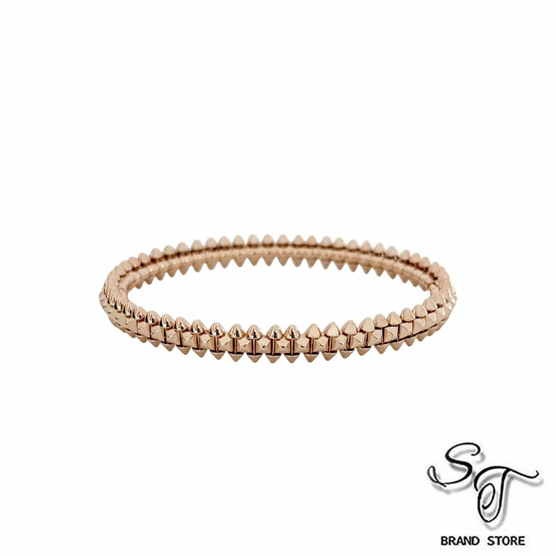 ■カルティエ■Cartier クラッシュ ドゥ カルティエ ブレスレット バングル 750(PG) バングル　#15 重量約27g 【中古A】【仕上げ済み】