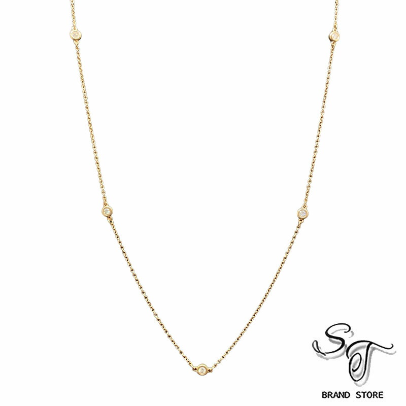 ■ティファニー■TIFFANY&Co.ティファニー バイザヤード チェーンネックレス 46cm 約3g 【中古A】｜ブランドストアーST