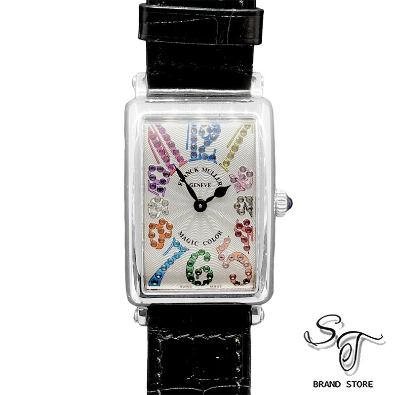 ■フランクミュラー■Franck Mullerロングアイランド 902QZMAGCOL ／SS／マジックカラー／クォーツ【中古A】【使用感小傷あり】｜ブランドストアーST
