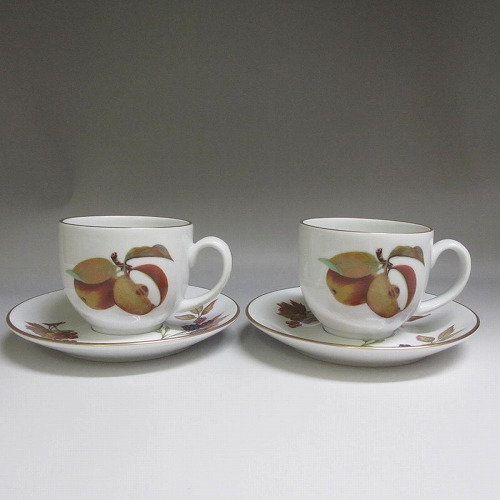  Worcester - 美品  WORCESTER ロイヤルウースター AVON SCENES カップ＆ソーサー 4客 セット SM4080Q1 Royal Worcester - 美品 ROYAL WORCESTER ロイヤルウースター
