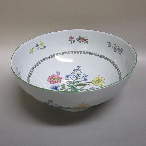 ★SPODE/スポード Summer Palace/サマーパレス ラージボウル 花柄/ボタニカル ビンテージ/希少 新入荷【中古】