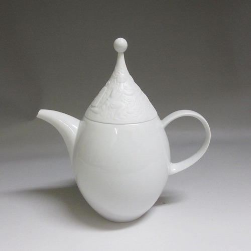 ★ローゼンタール　魔笛 ホワイト コーヒーポット　新入荷【中古】 20,625円