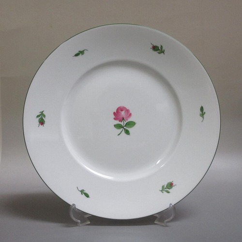 ★アウガルテン/ Augarten  ウィンナーローズ  晩さん会一皿  25糎 新入荷【中古】