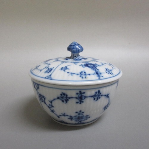 ★ロイヤルコペンハーゲン/Royal Copenhagen  ブルーフルーテッドプレイン 上白糖ポット 新入荷【中古】